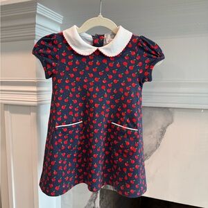 The Proper Peony Pima Cotton Apple Dress, Size 18m